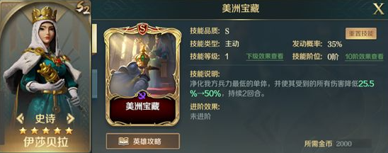 《文明与征服》伊莎贝拉强度怎么样