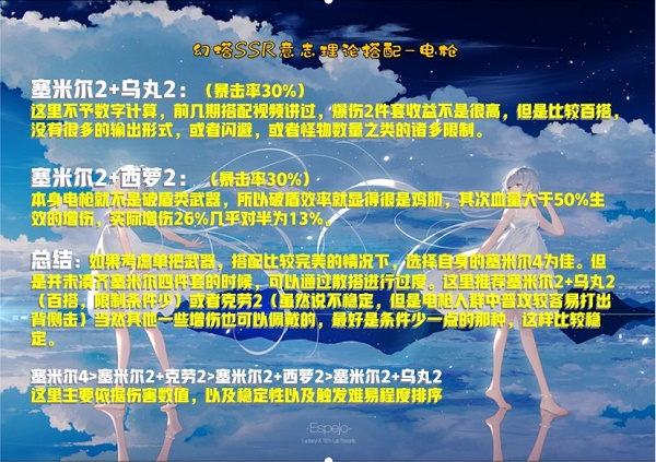 《幻塔》如何搭配电枪意志