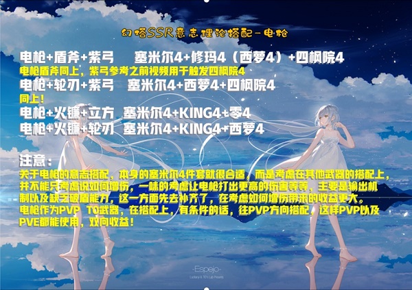 《幻塔》如何搭配电枪意志