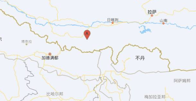 最新：西藏定日县附近6.9级左右地震
