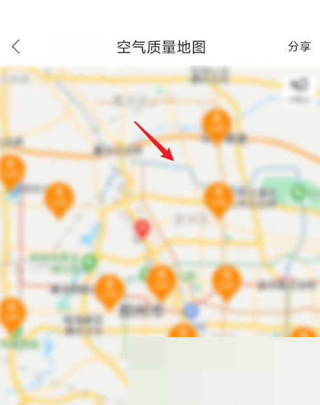 《百度地图》查看空气质量地图方法介绍