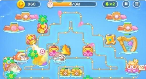 《保卫萝卜4》海的闺女第97关通关攻略
