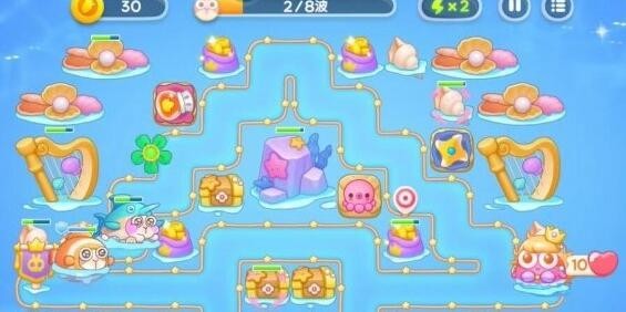 《保卫萝卜4》海的闺女第97关通关攻略