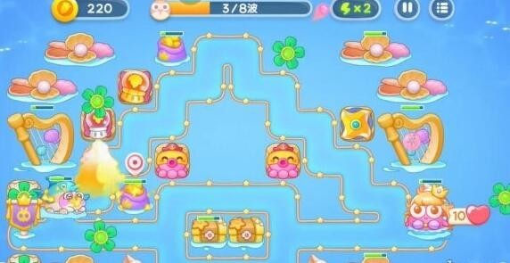 《保卫萝卜4》海的闺女第97关通关攻略