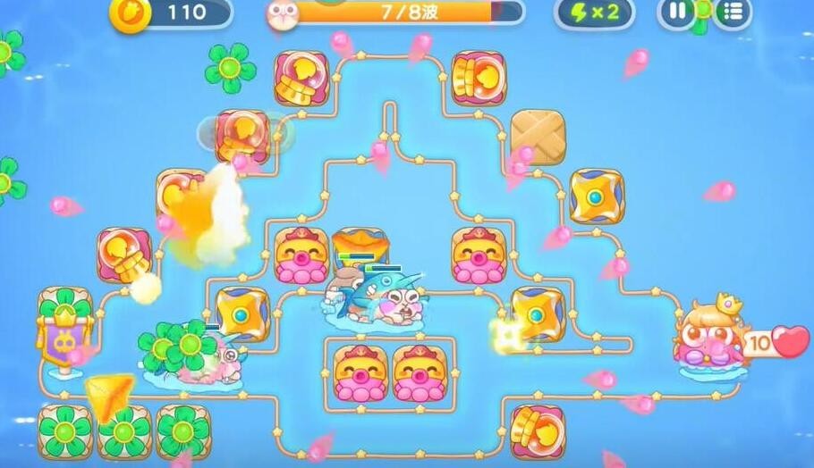 《保卫萝卜4》海的闺女第97关通关攻略
