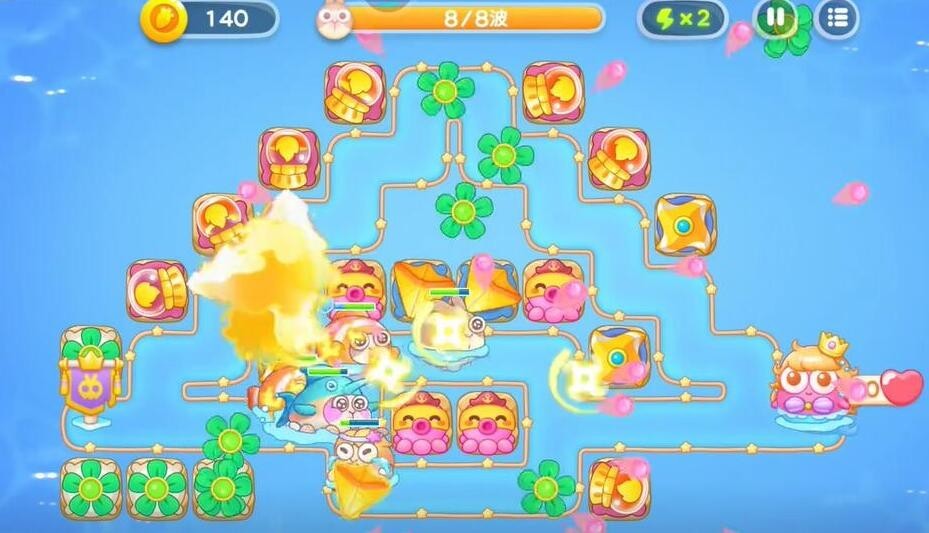 《保卫萝卜4》海的闺女第97关通关攻略
