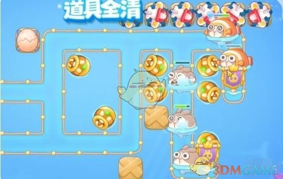 《保卫萝卜4》海的闺女第66关通关攻略