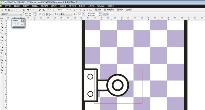 《CorelDRAW》画房屋厕所平面图教程分享