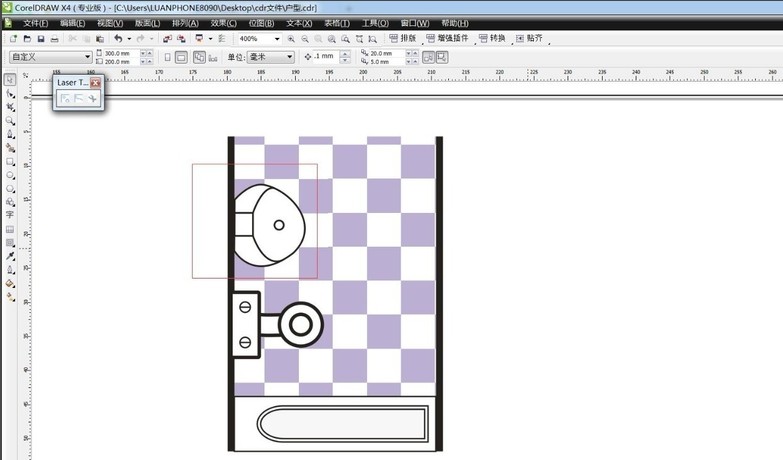 《CorelDRAW》画房屋厕所平面图教程分享