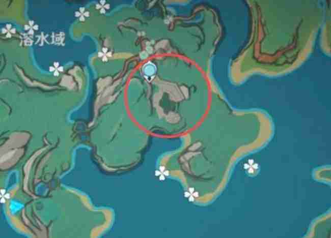 《原神》浪沫羽鳃采集路线图