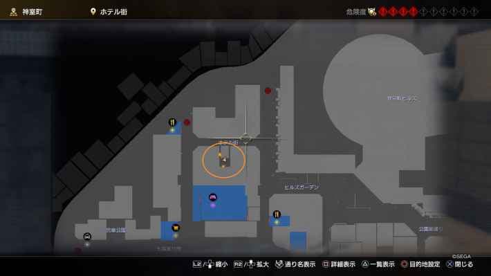 《如龙7》全按摩高手位置一览