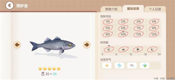 《心动小镇手游》海鲈鱼钓鱼方法