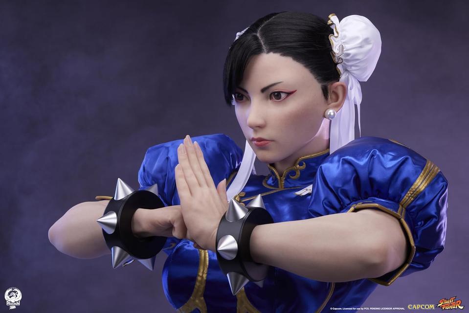 《街头霸王》春丽1:1半身雕像预订开启，售价3999美元
