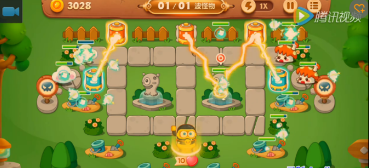 保卫萝卜3第15关怎么过 保卫萝卜3第15关攻略图解法